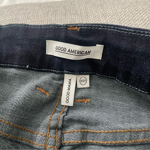 Good American maternity skinny jeans, size 27, size 4, side inserts - Picture 4 of 10